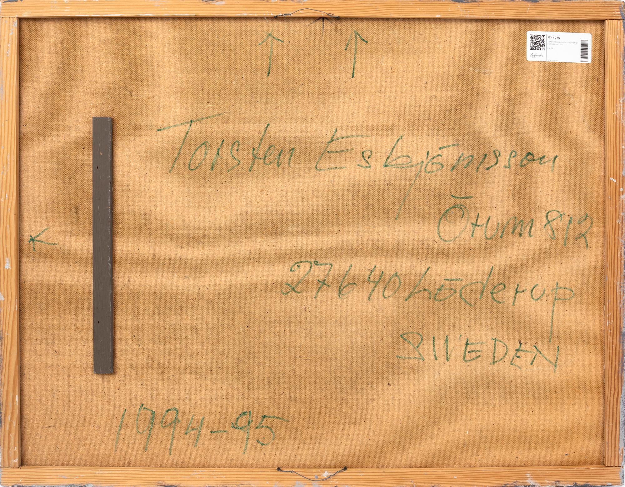 Torsten Esbjörnsson, Composition.