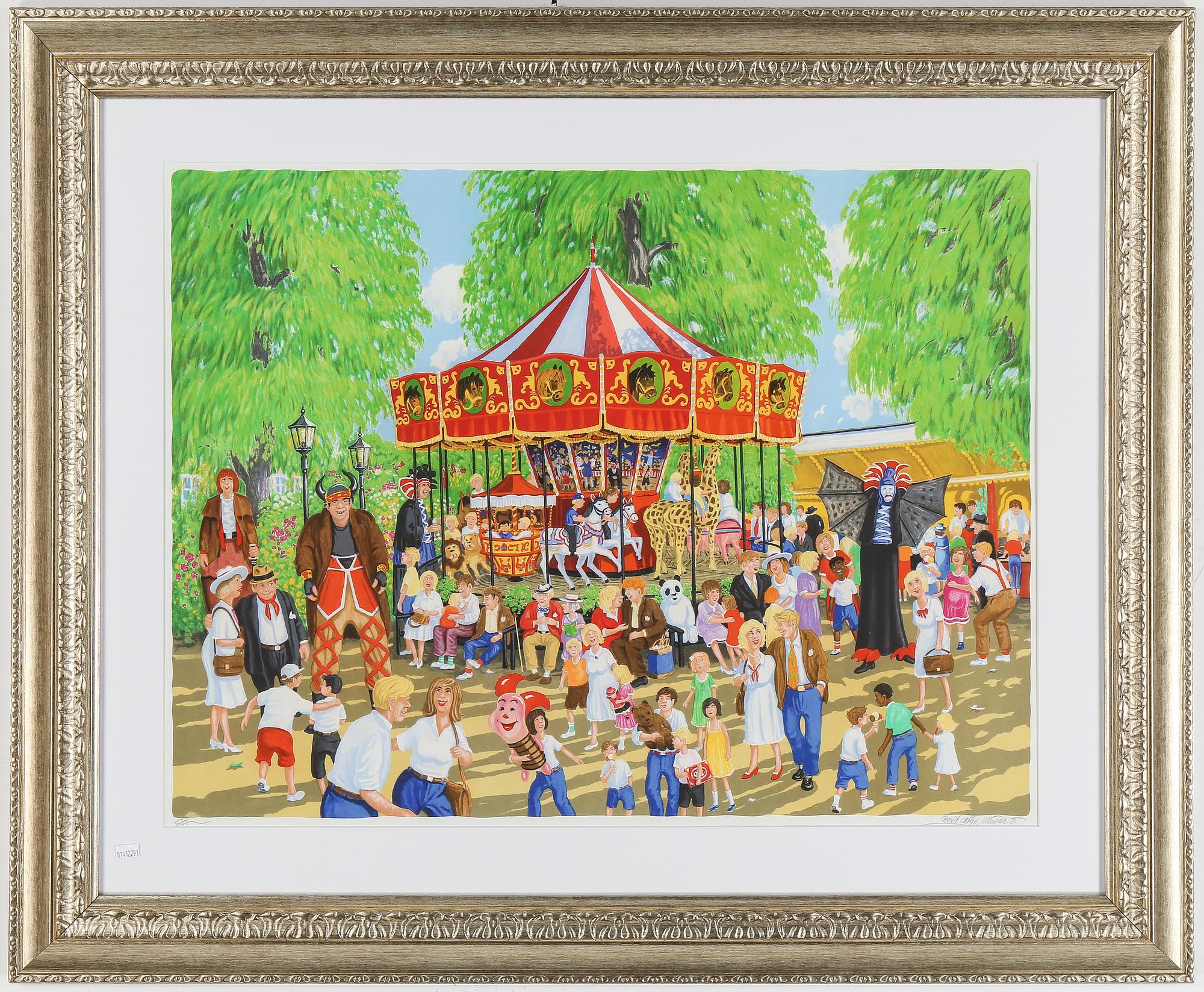 BERT HÅGE HÄVERÖ, färglitografi, EA-upplaga, signerad.