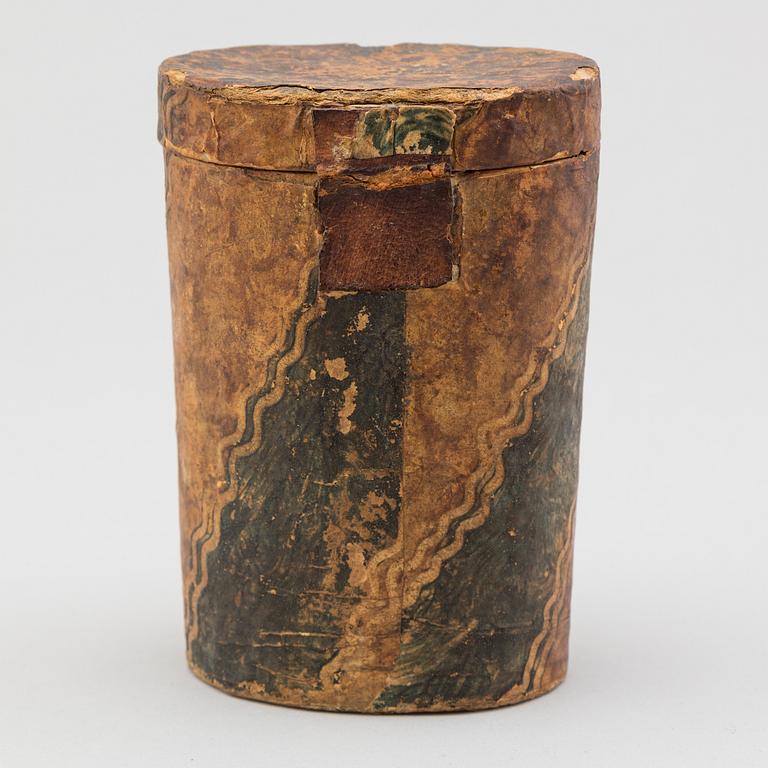 A hunting goblet in original case, presumably Sweden, 18th Century.