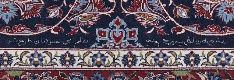 OLD ESFAHAN, so-called Seirafian, ca 220x145 cm.