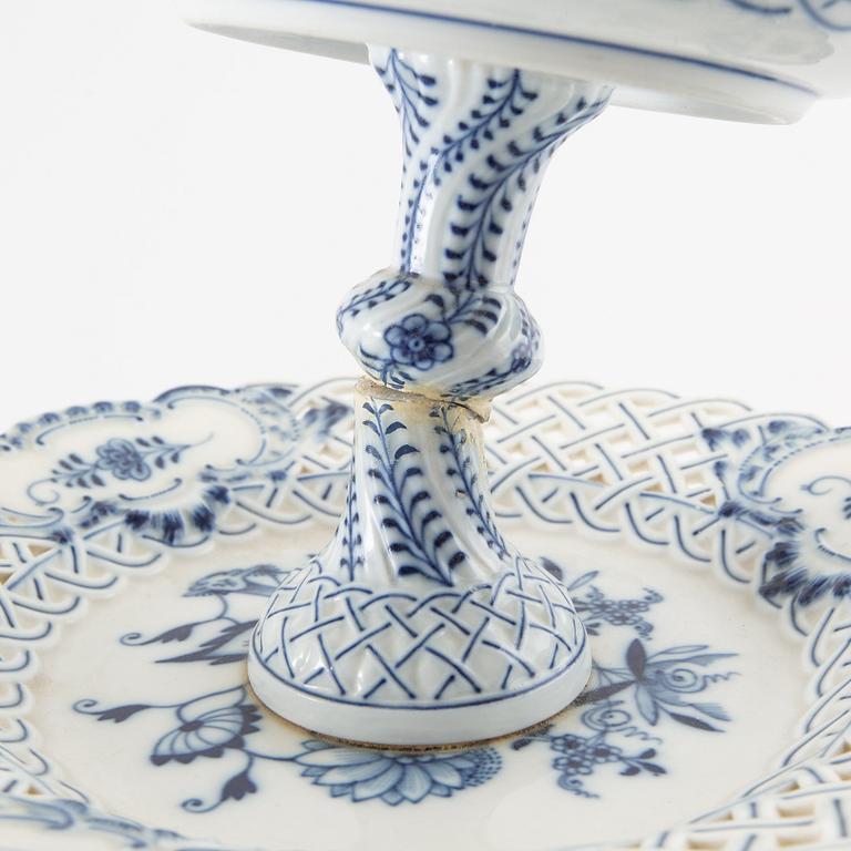 Étagère Meissen 1900-tal porslin.