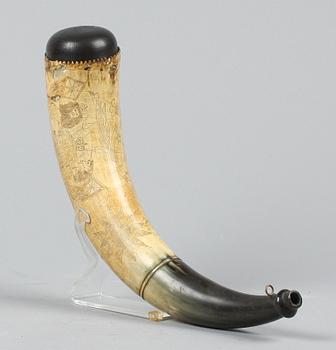 KRUTHORN, horn, 1800-tal.
