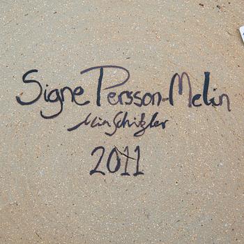 Signe Persson-Melin/Mia Schitzler skålfat signerat och daterat 2011.