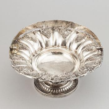 A Swedish 19th century silver fruit-basket, mark of Gustaf Möllenborg, Stockholm 1835.