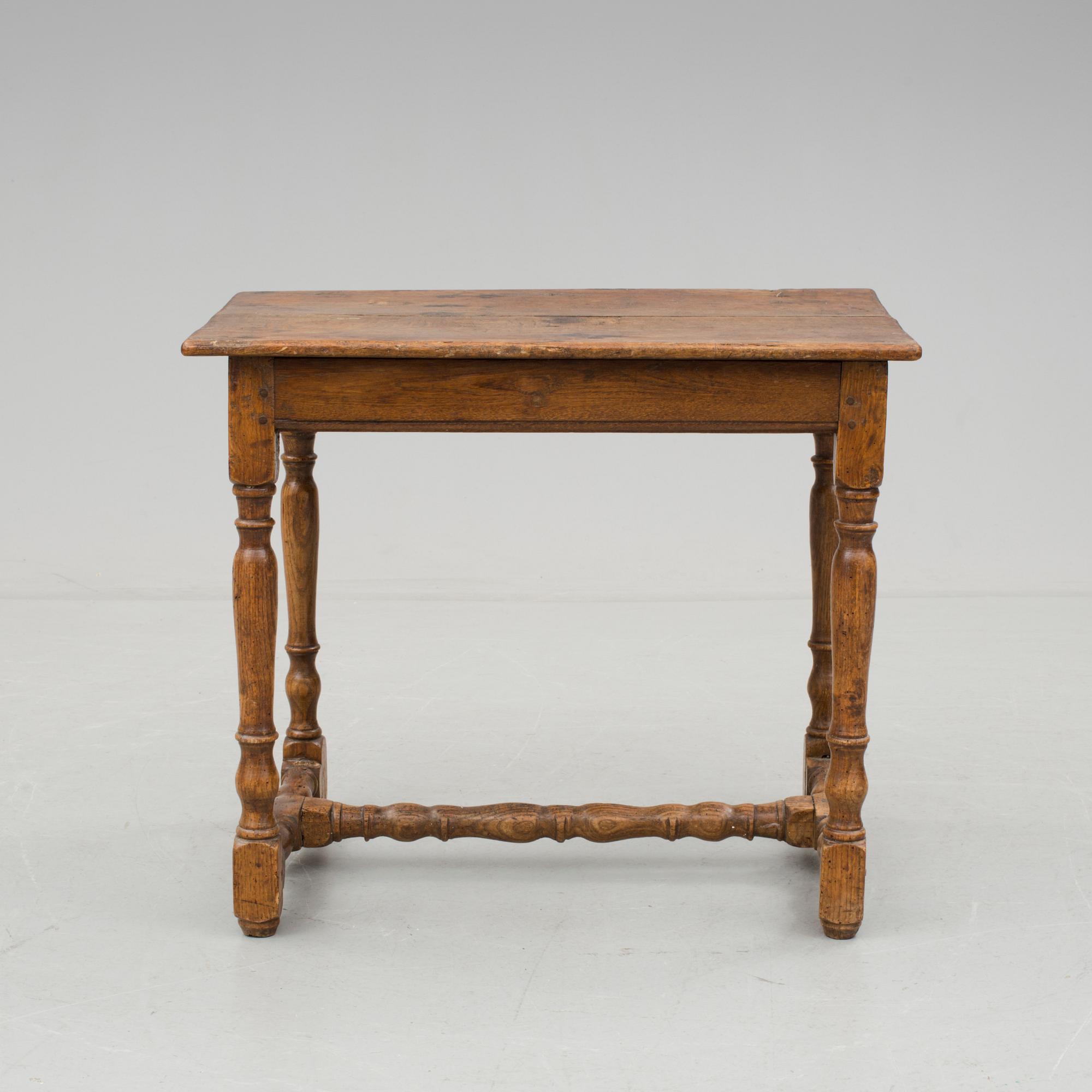 BORD, barock, 1700-talets slut.