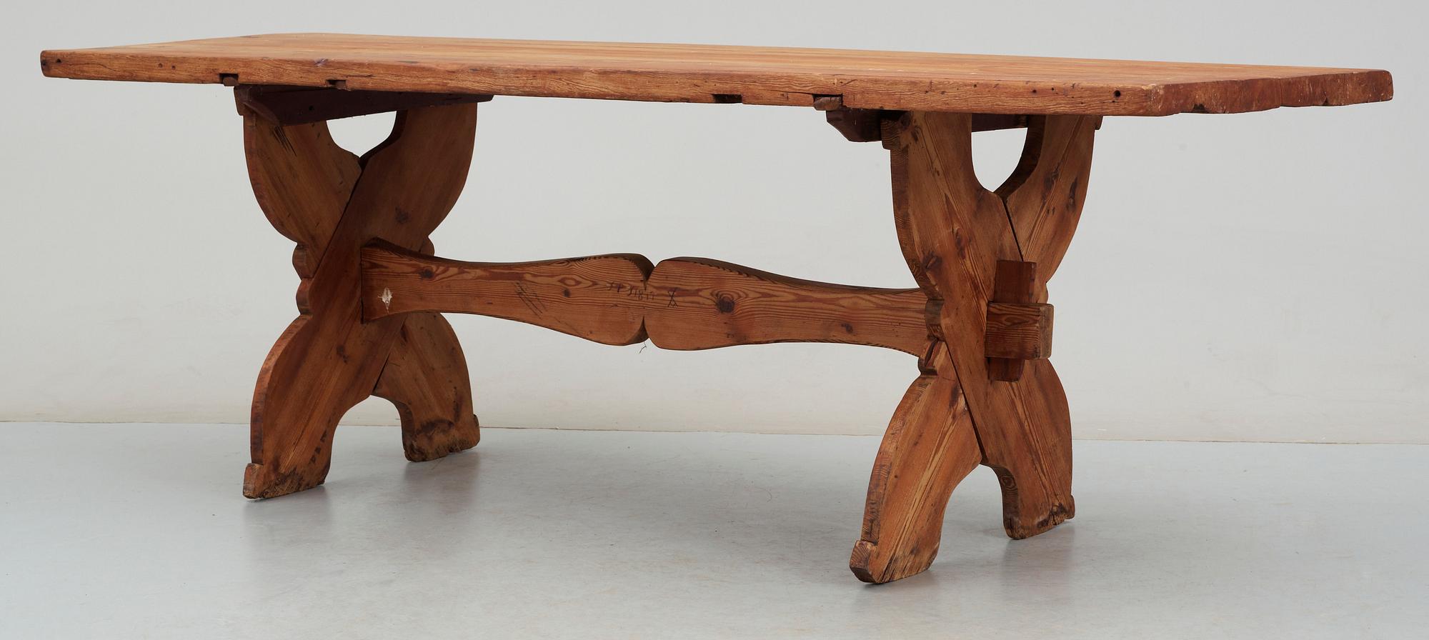 BOCKBORD, allmoge, Härjedalen. Bär dat 1817.