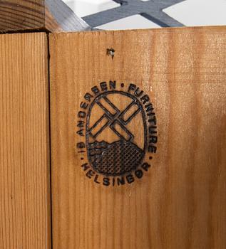Corner cabinet, K.A. Roos, Helsingborg, second half of the 20th century.