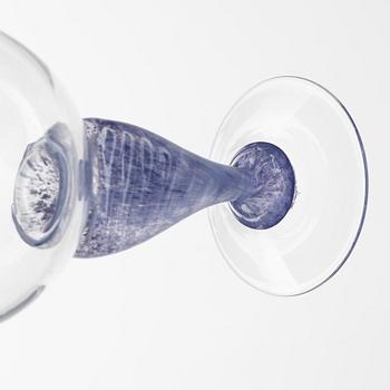 Annette Alsiö, a set of 16 wine glasses, second half of the 20th Century.