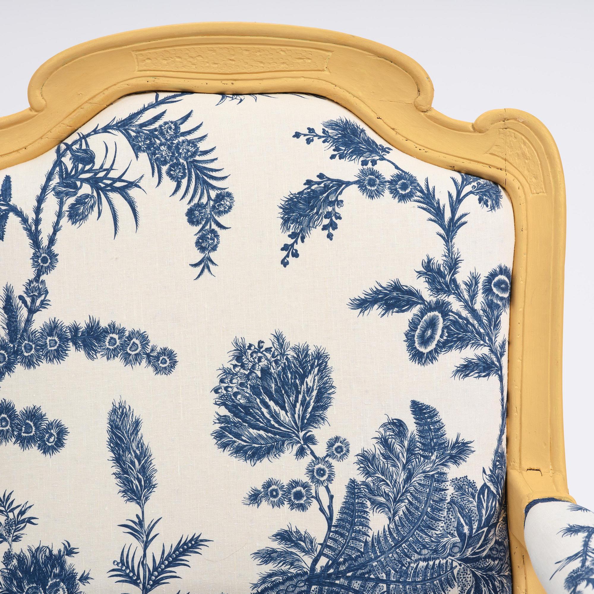 A Swedish rococo fauteuil, Stockholm, later part 18th century.