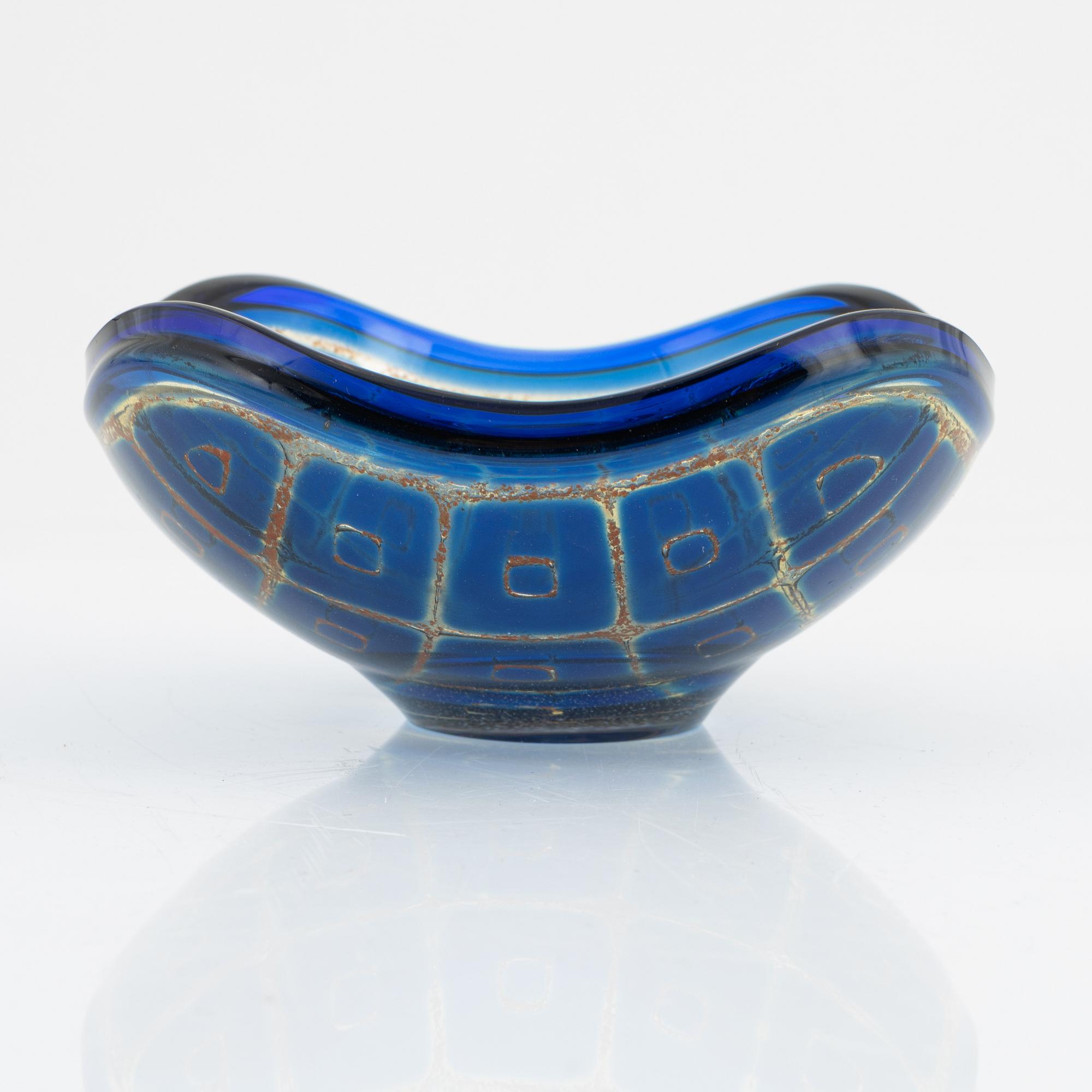 Sven Palmqvist, a 'Ravenna' glass bowl, Orrefors, 1960 or 1962.