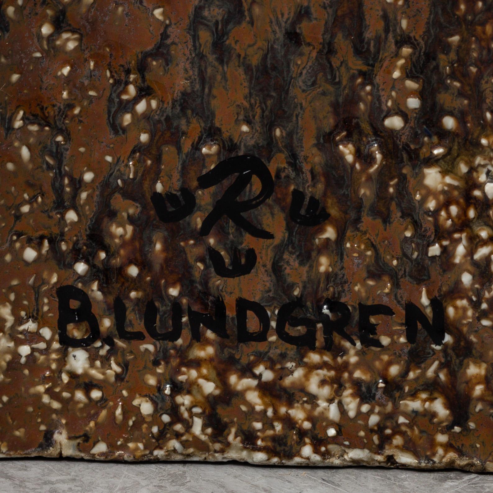 BERTIL LUNDGREN, a stoneware vase signed, Rörstrand.