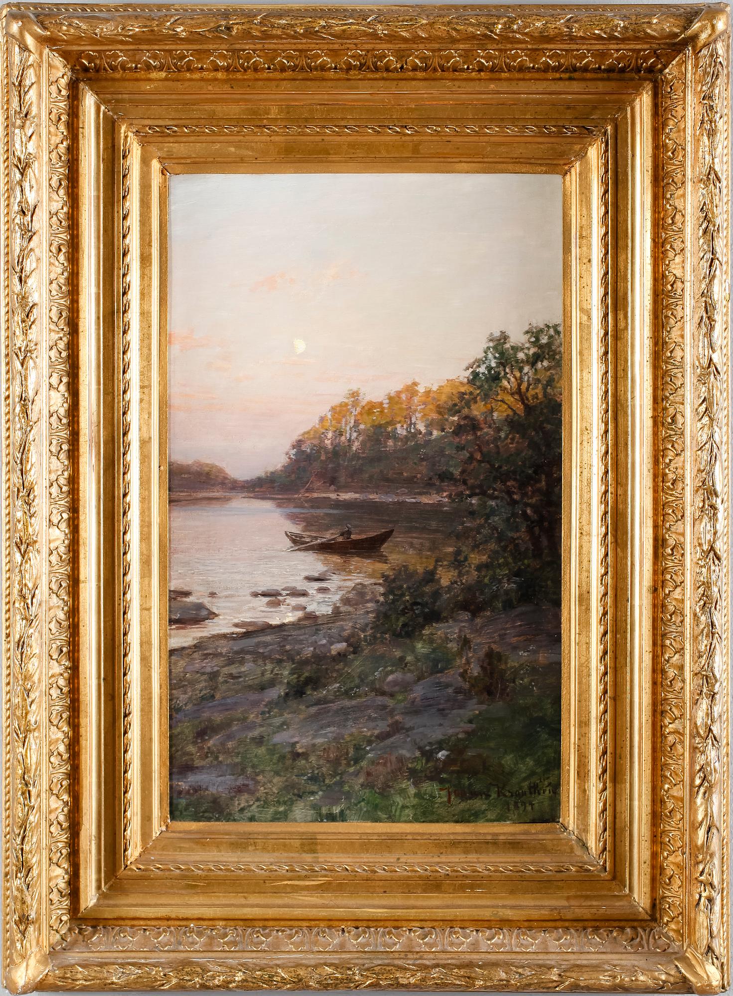 JOHAN KROUTHÉN, olja på duk, signerad och daterad 1894.