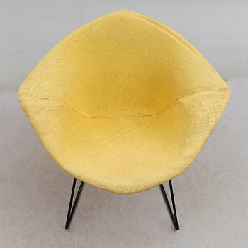 FÅTÖLJ, "Diamond Chair", Harry Bertoia, 1900-talets andra hälft.
