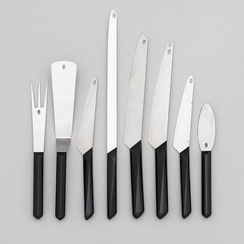 Tapio Wirkkala, A 8-piece Finnpoint Kitchen Utensil Set by Hackman/ Sorsakoski, Finland 1960s.