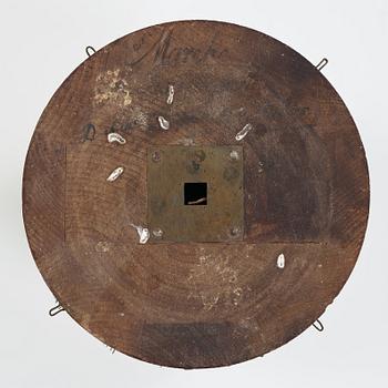 GOLVUR med spelverk, av Peter Strand 1798, med 14 stycken musikrullar. Sengustavianskt.