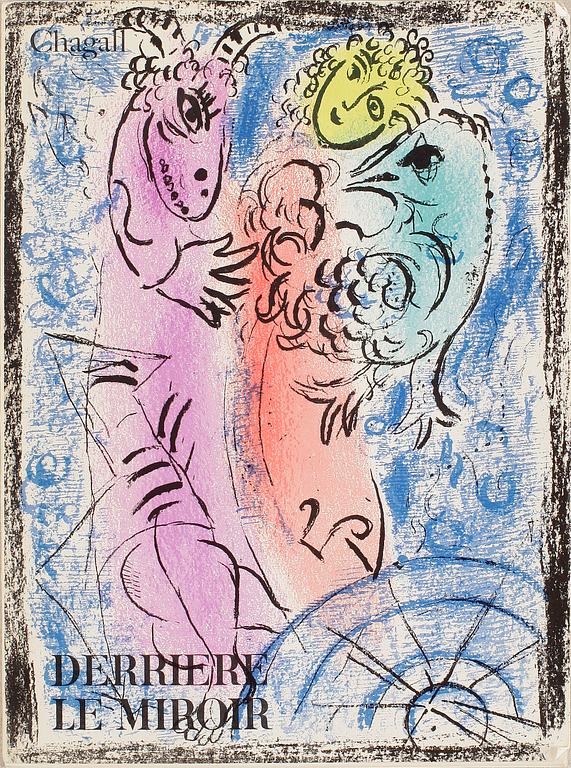 MARC CHAGALL, efter, färglitografi, 1962, utgiven av Maeght, Paris.