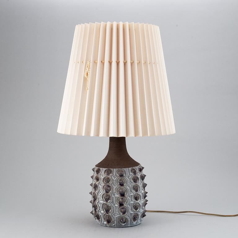 JETTE HELLERØ, a ceramic table lamp, Denmark 1960's.