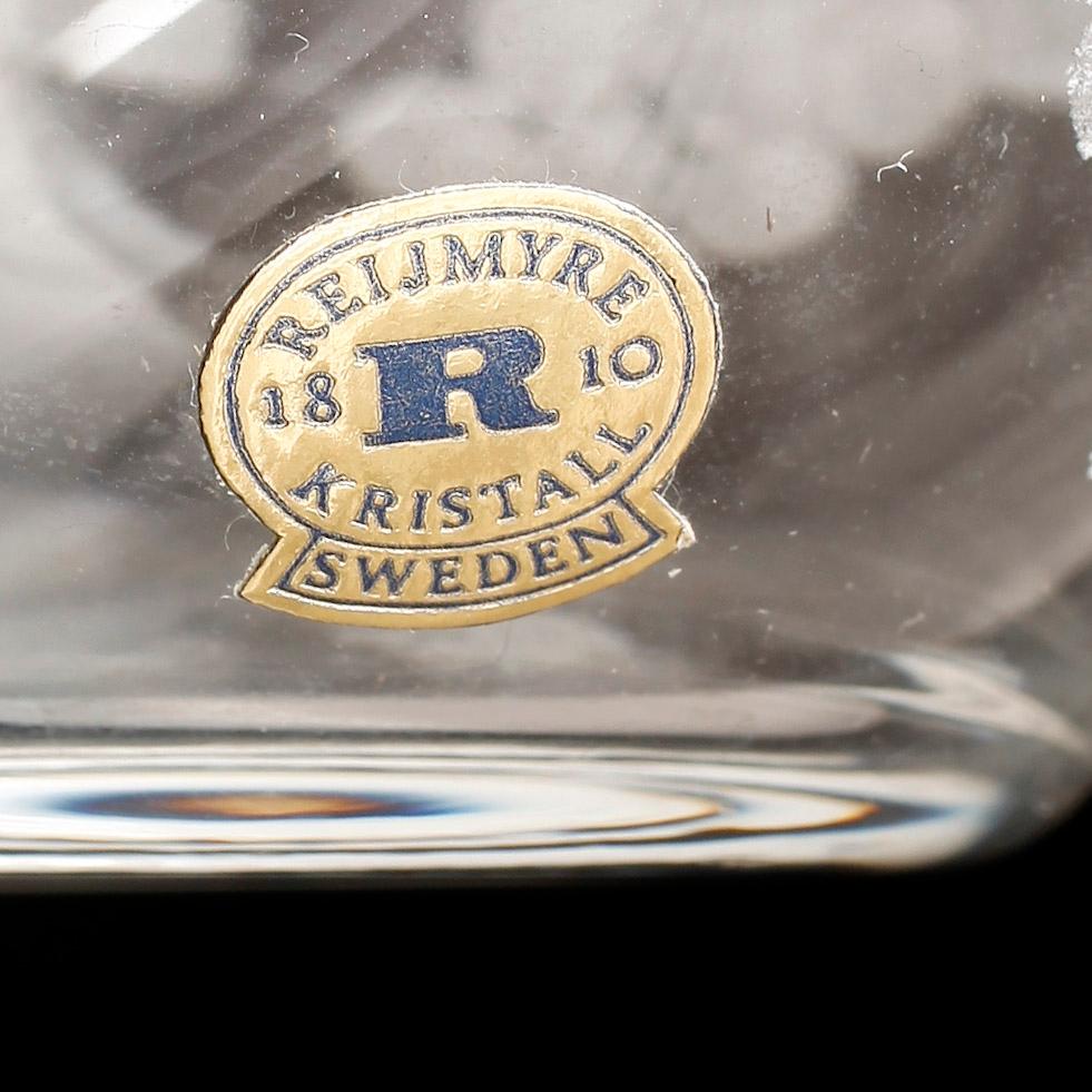 GLASSERVISDELAR, 10+21st, bla "Antik", Reijmyre.