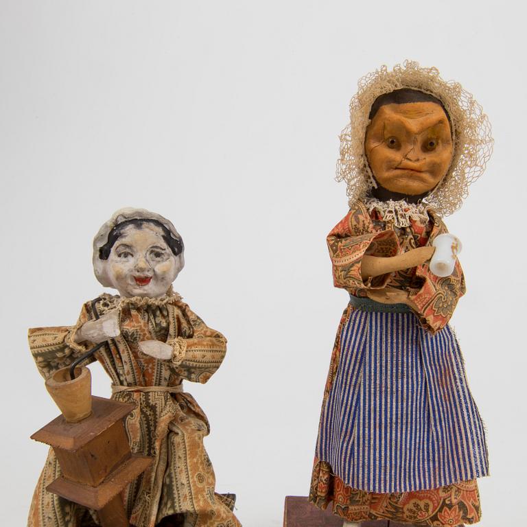 Two mechanical figures Germany second half of the 19th century.