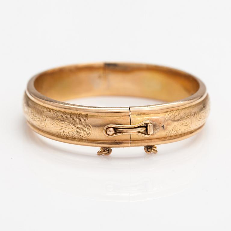 A 14K gold bracelet. Ny Toivo, Helsinki 1955.
