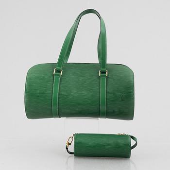 Louis Vuitton, bag, "Epi Soufflot", with pochette.