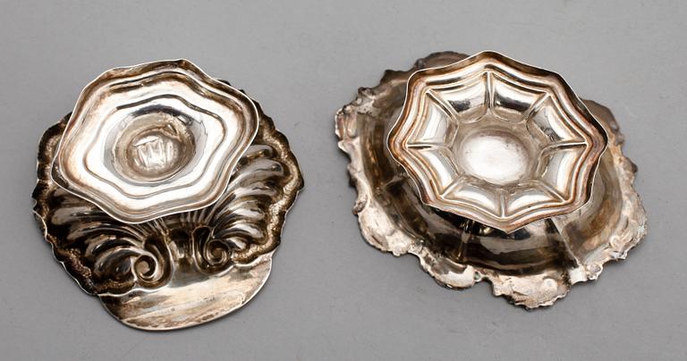SALTKAR, 2 st, silver, Ryssland, 1800-tal.