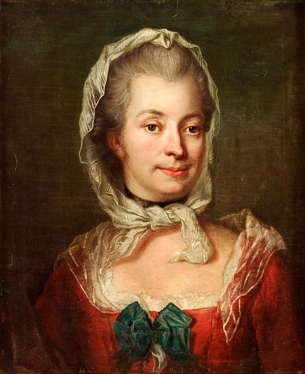 Jakob Björck Circle of, Lady portrait.