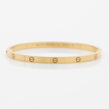 Cartier, bracelet, "Love" small, 18K gold.