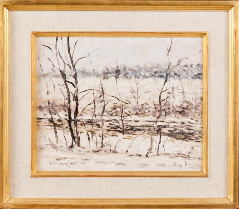 HELGE DAHLMAN, oil on panel, signed and dated -78.
