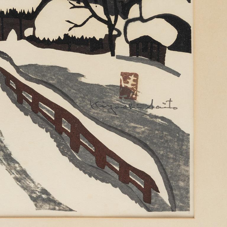 Kiyoshi Saito, "Winter in Aizu".