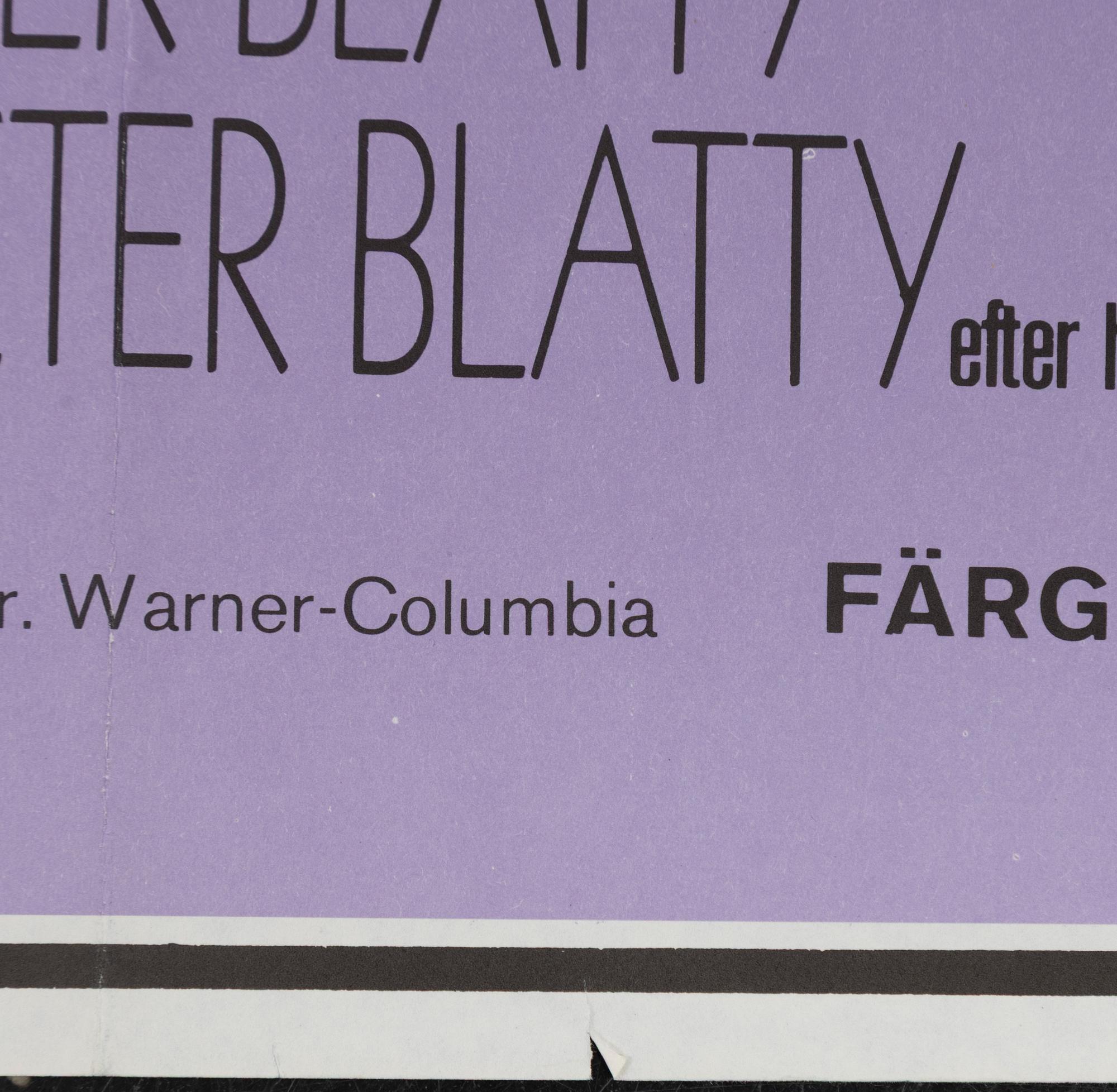 A vintage movie poster, 'Exorcisten (The Exorcist)', 1974.