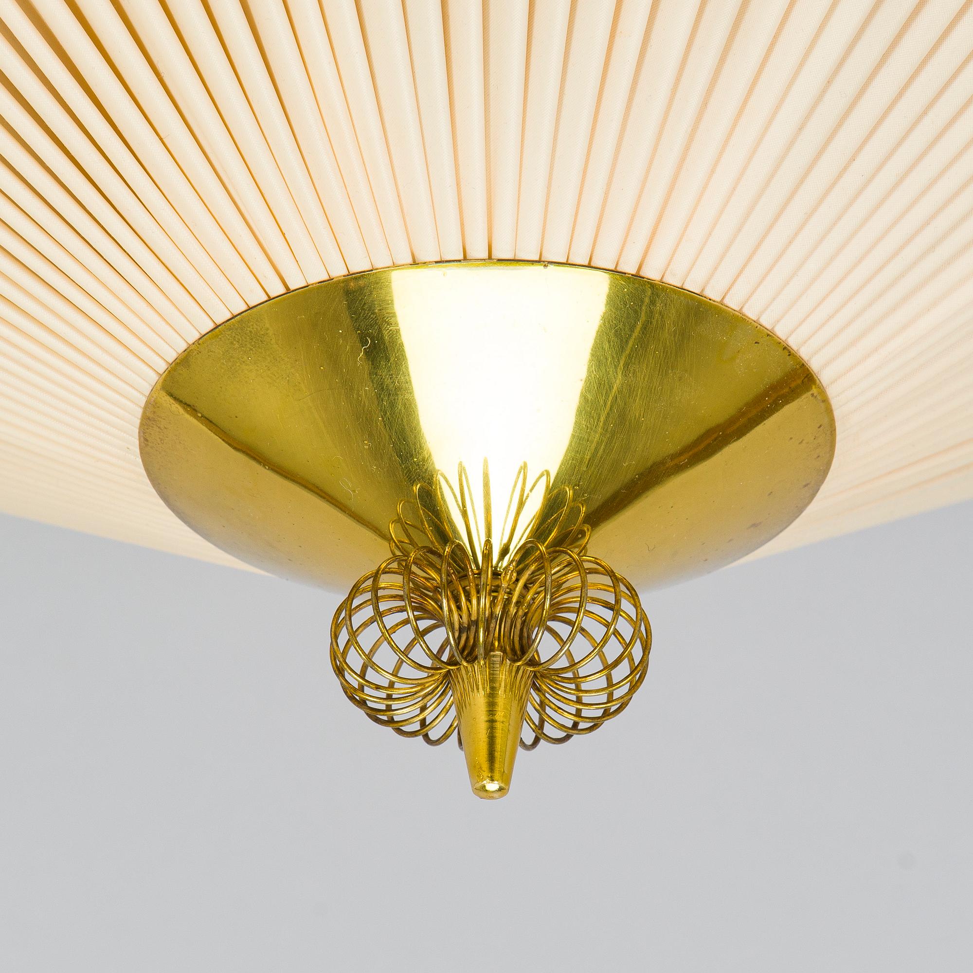 A mid-20th century ceiling light for PSO Pohjoismainen Sähkö Oy,.