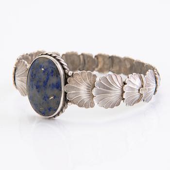 A 1938 silver bracelet by Tillander, Helsinki.