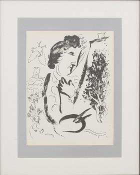 MARC CHAGALL, originallitografi.