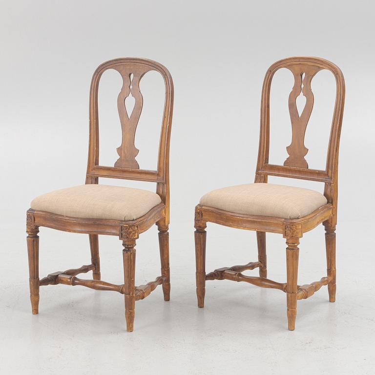 Chairs, 5 pcs, "Hallunda", Gustavian style, IKEA's 18th-century series, 1990s.