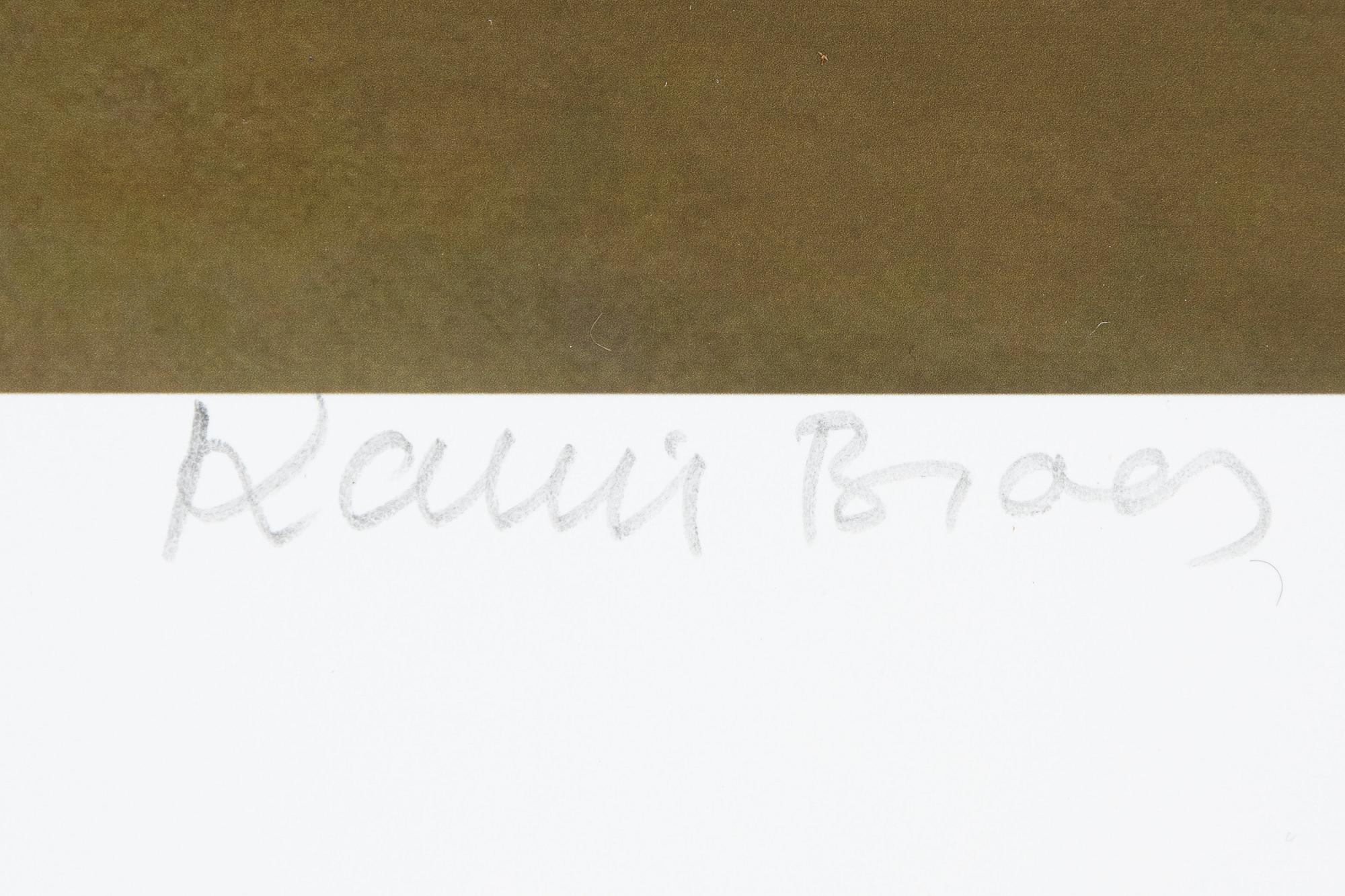 Karin Broos, giclée., signed 6/90.