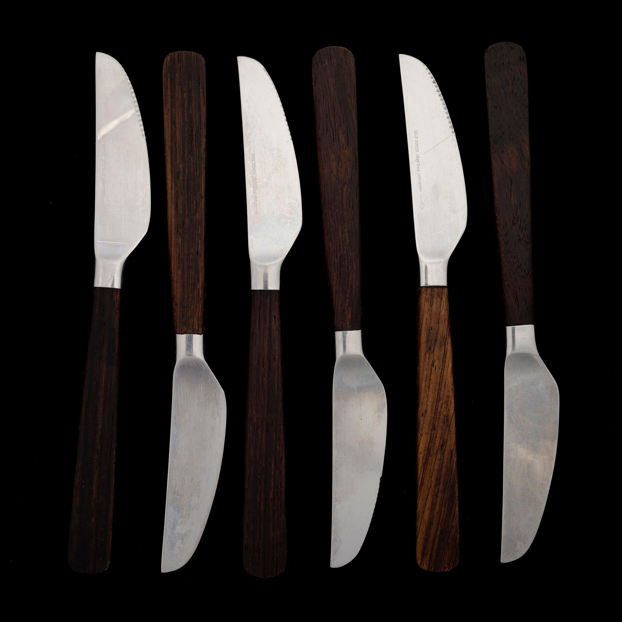 BERTEL GARDBERG, BESTICKUPPSÄTTNING. 26 delar, "Lion de Lux", Hackman, Finland. Formgiven 1958.