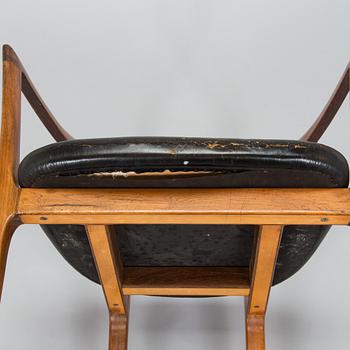 Ole Wanscher, A rosewood armchair, model J2883, cabinetmaker AJ Iversen, Denmark 1960s.