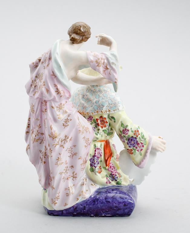 FIGURGRUPP, porslin, Meissen, 1800-tal.