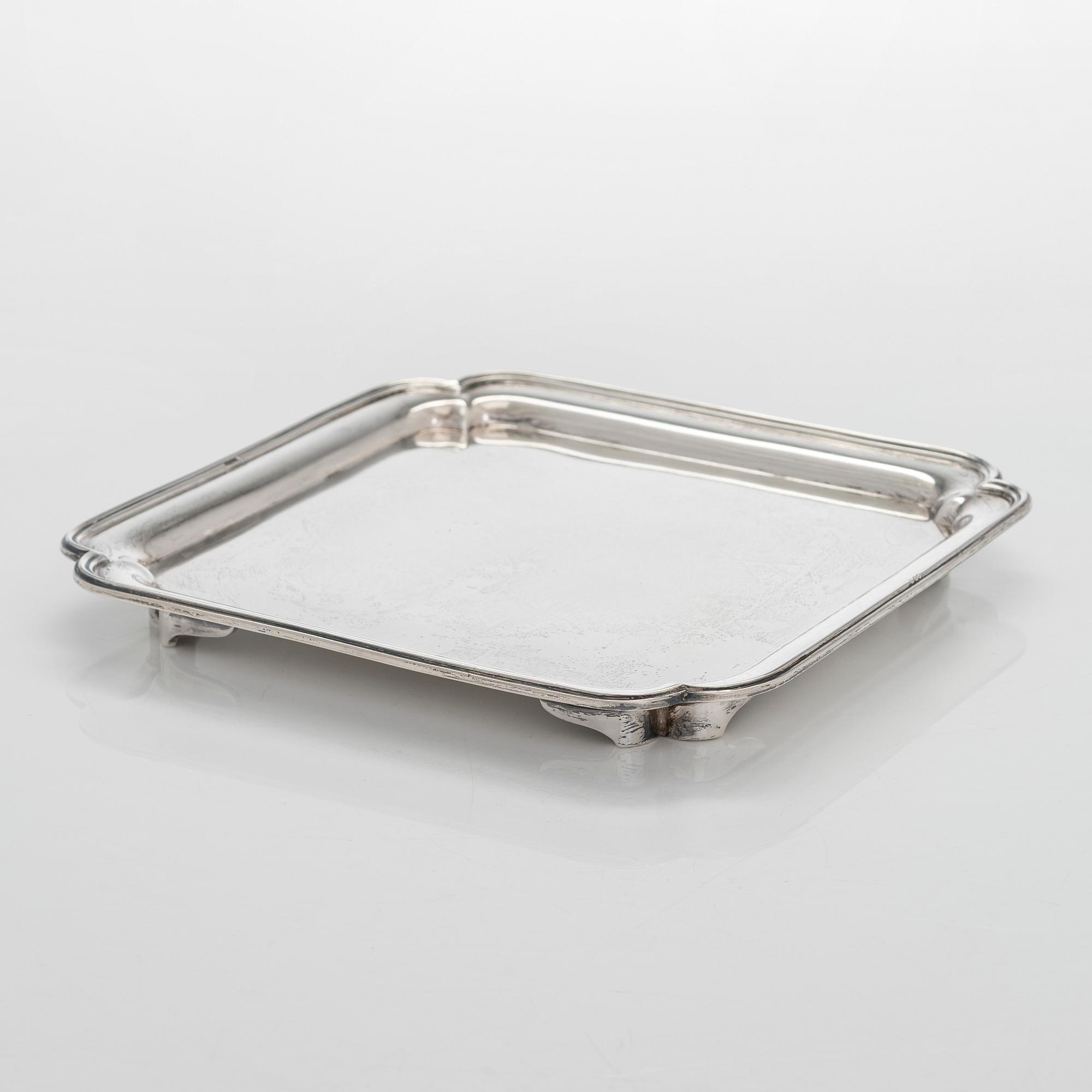 Salver, sterlingsilver, Jay, Richard Attenborough Co Ltd, London 1930.