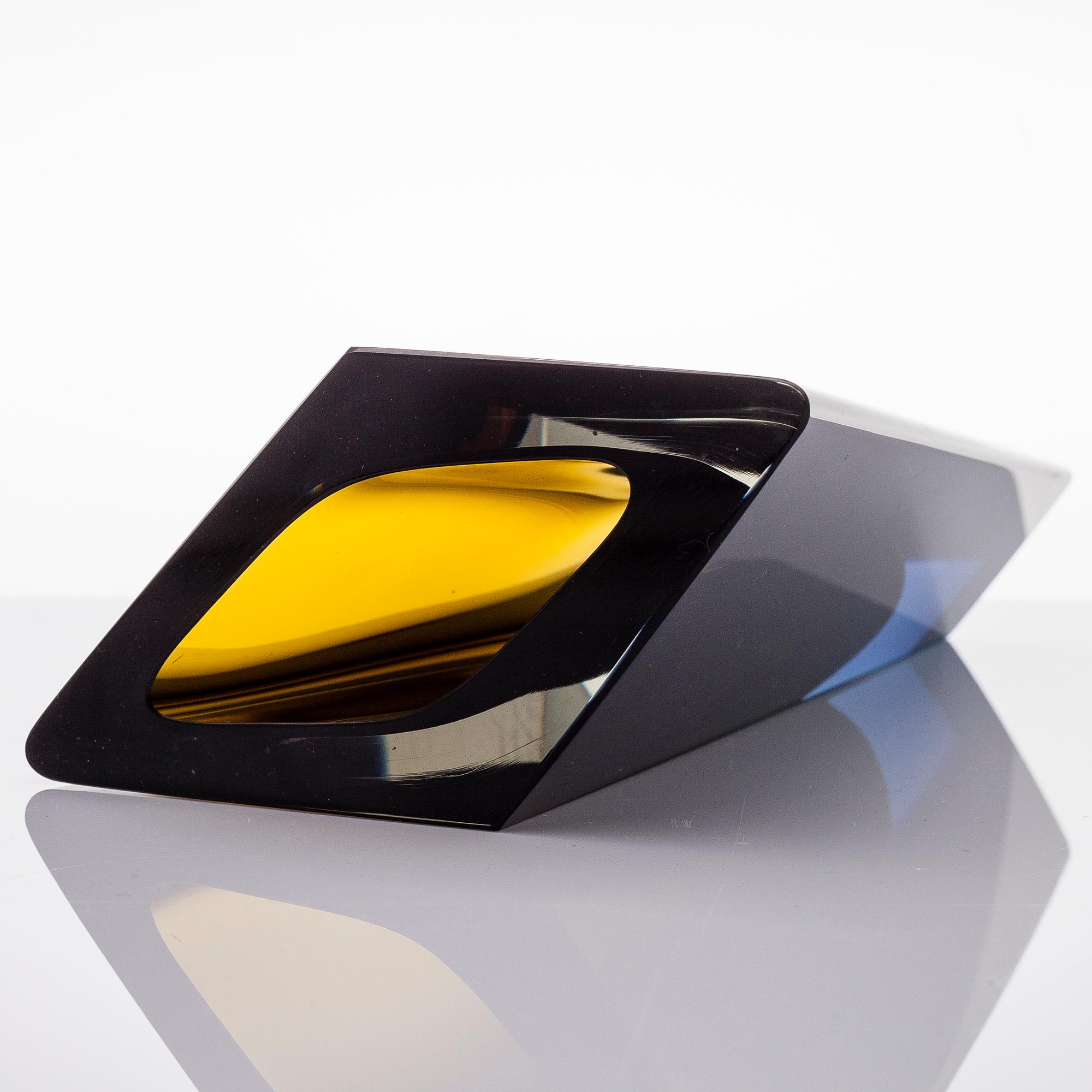 KAJ FRANCK, A 'Prism' vase, signed K. Franck Nuutajärvi Notsjö -61.