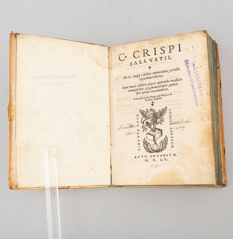 BOK, Sallust’s “Conspiracy of Catiline”, 1555.