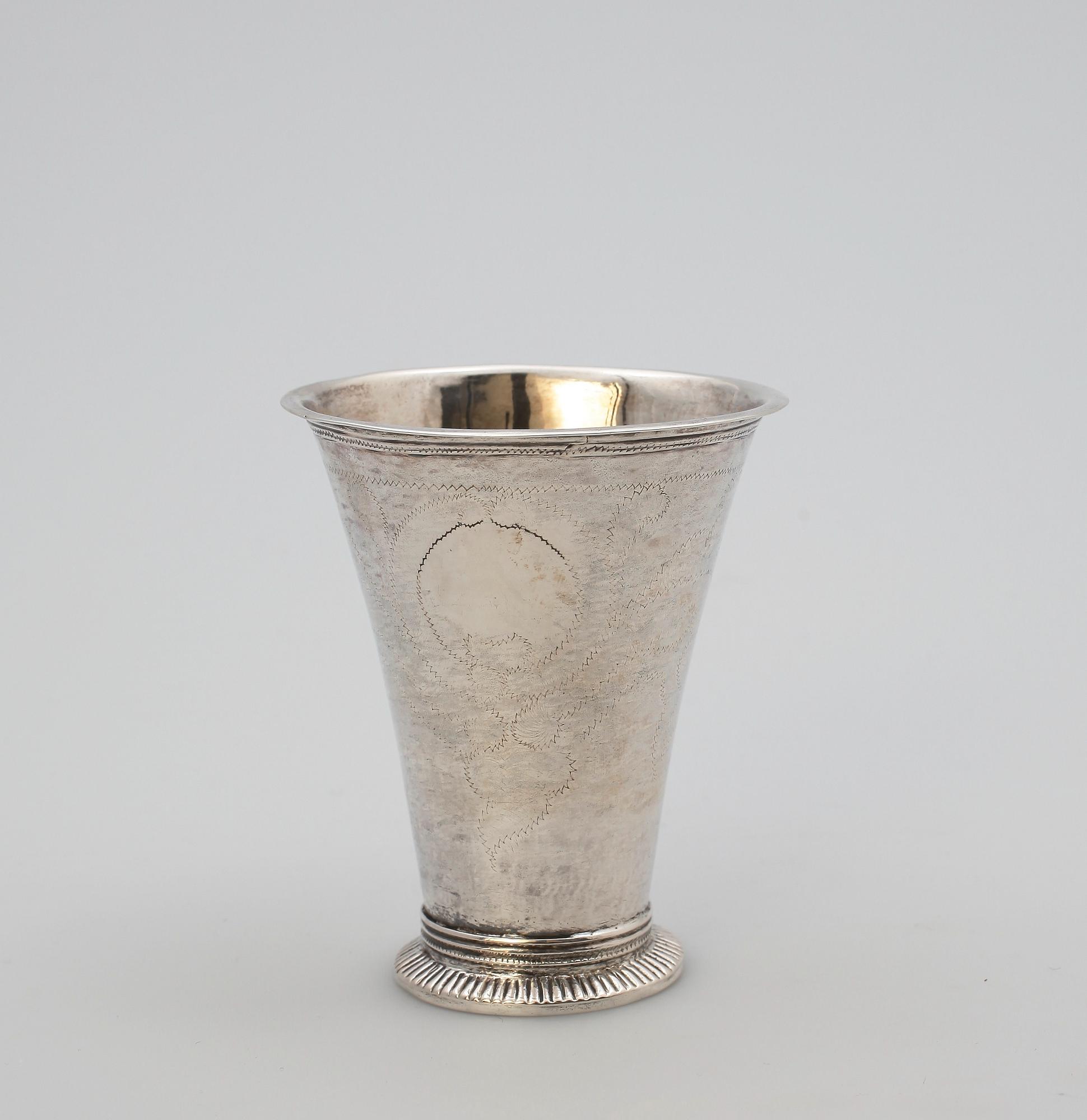BÄGARE, silver, Carl Fredrik Seseman Arboga 1799.