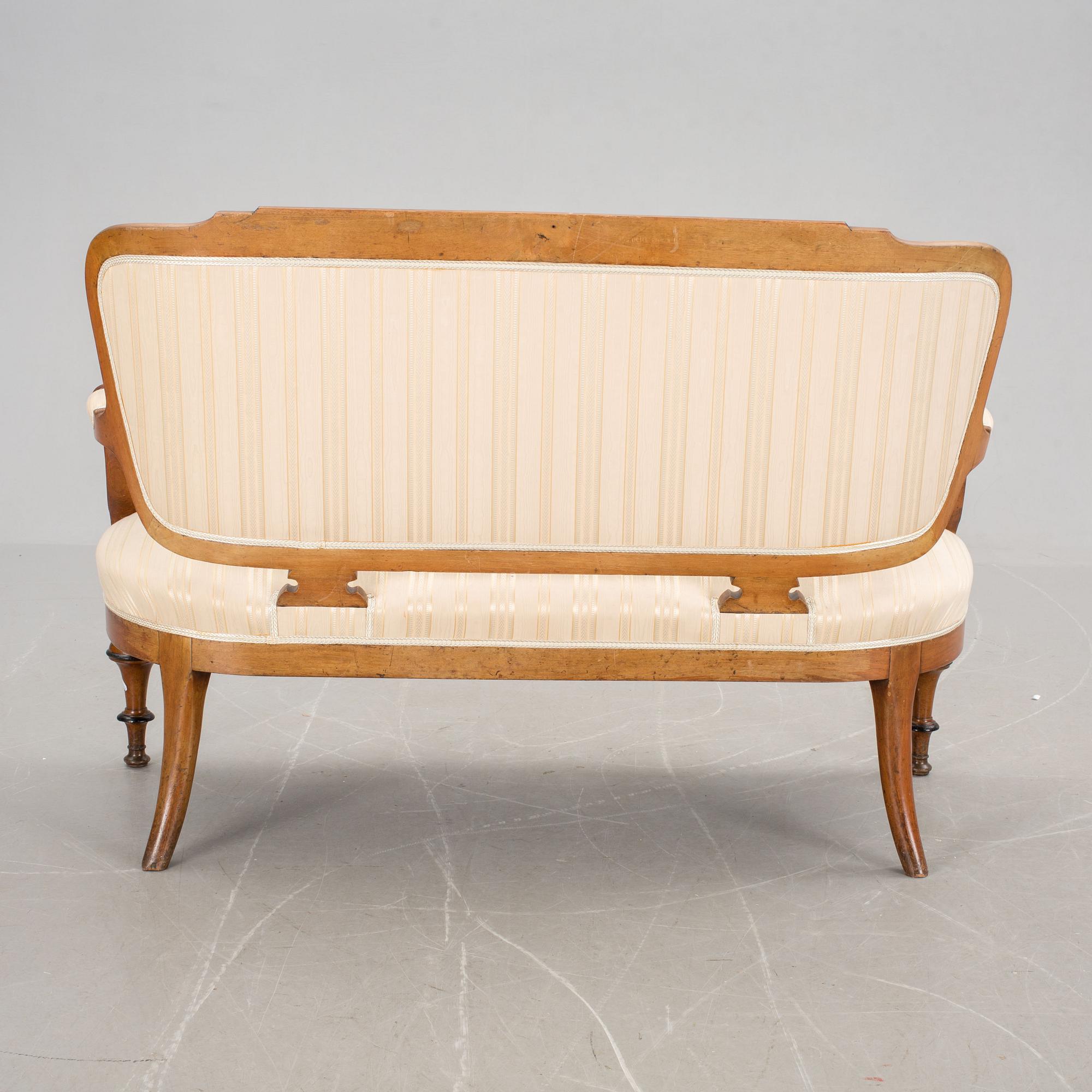 SOFFA, nyrenässans, 1800-tal.