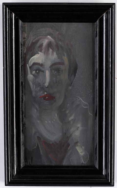 Alvar Jansson, oil on canvas/panel, signed.