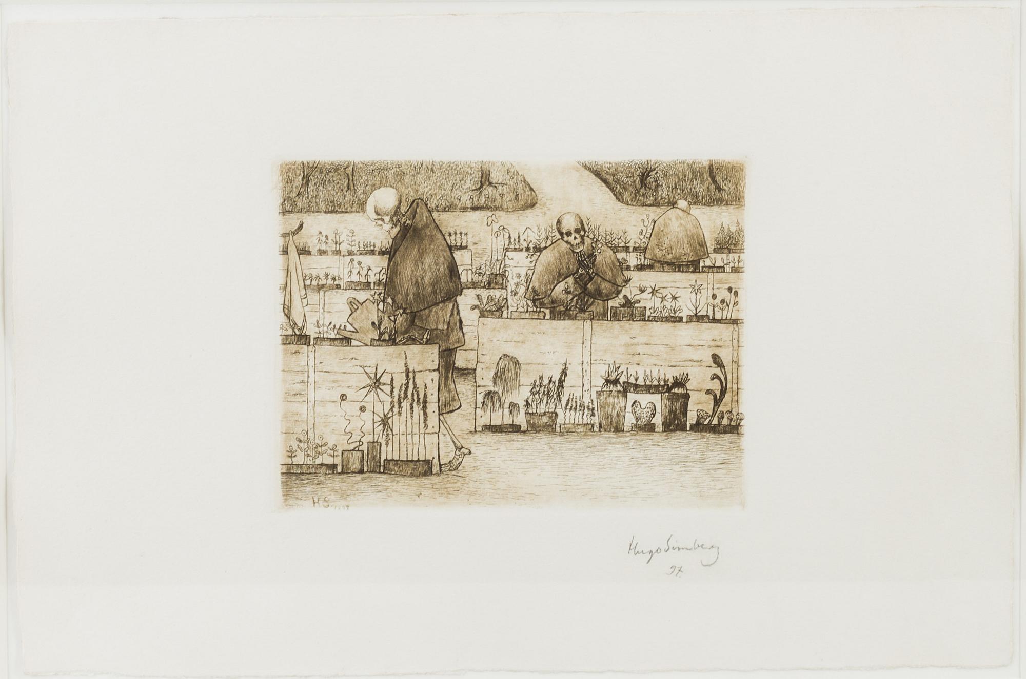 HUGO SIMBERG, "DÖDENS TRÄDGÅRD".
