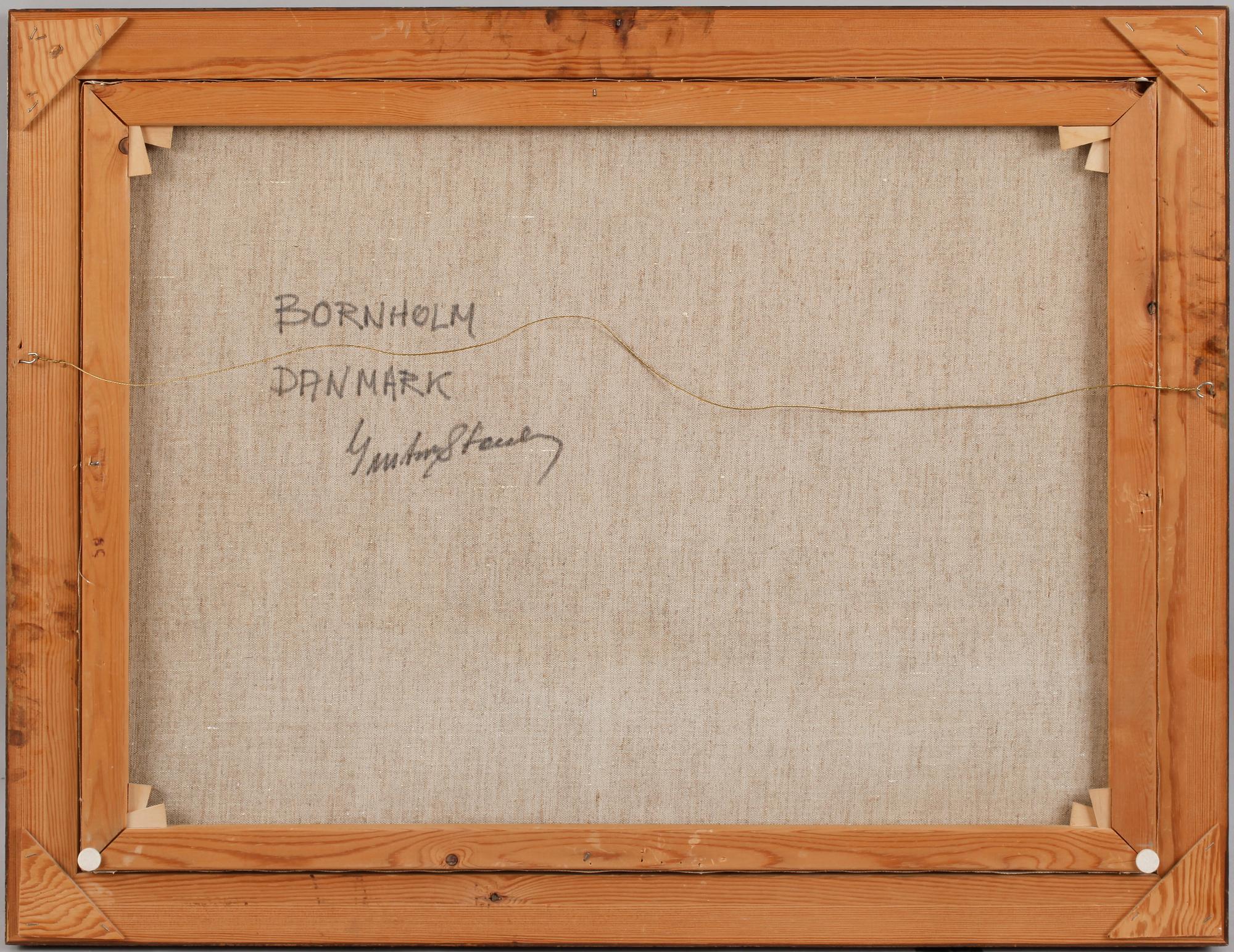GUSTAV STENBERG, olja på duk, sign.