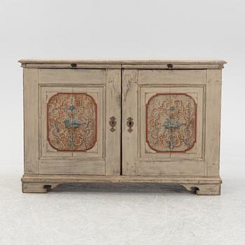 A painted pine sideboard, 19th Century.