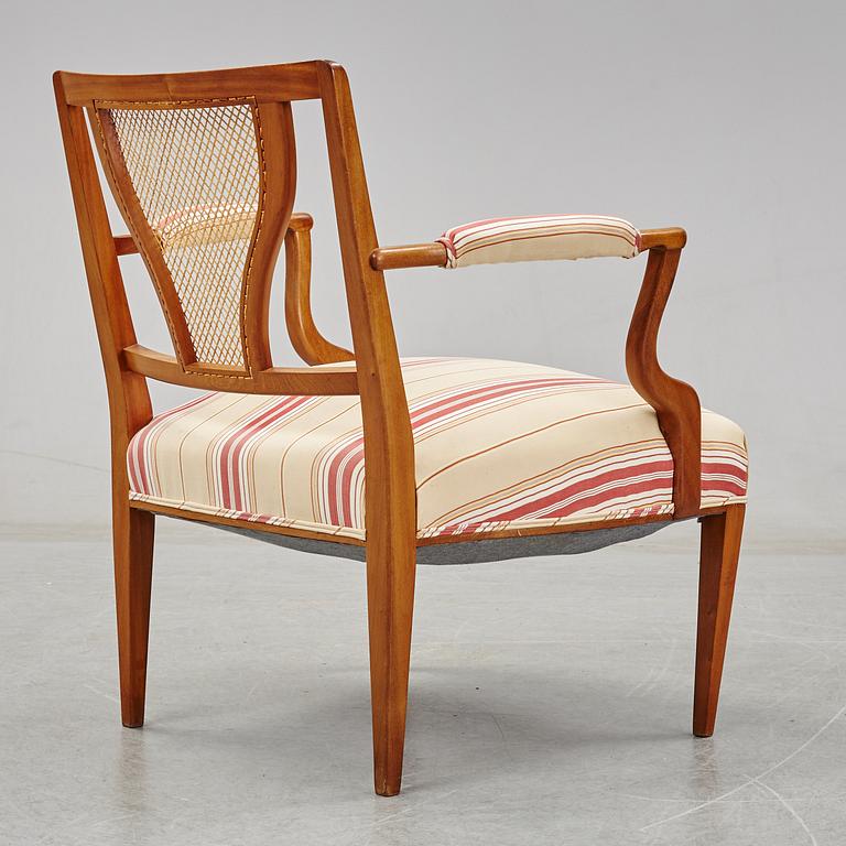 Josef Frank, a model 969 armchair for Svenskt Tenn.