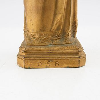 Skulptur sent 1800-tal brons.